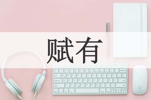 赋有