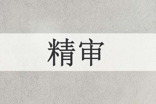 精审