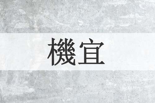 機宜