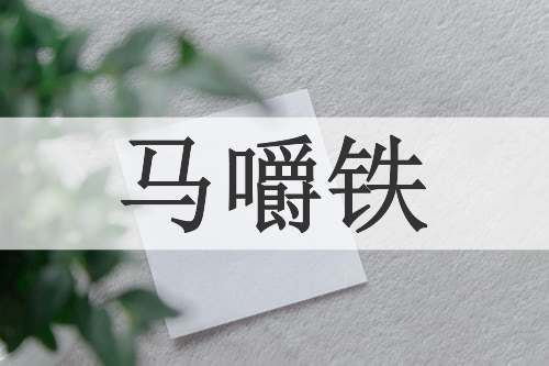 马嚼铁