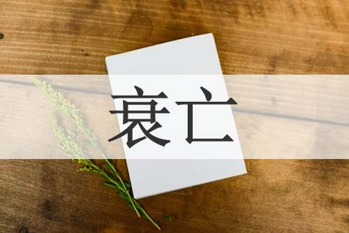 衰亡