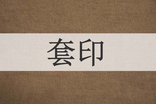 套印