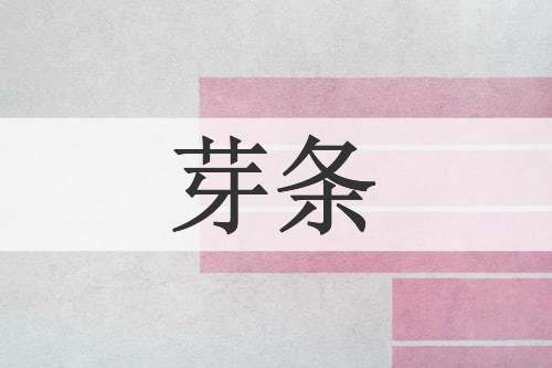 芽条