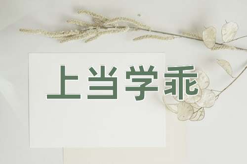 成语上当学乖