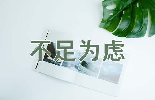 成语不足为虑