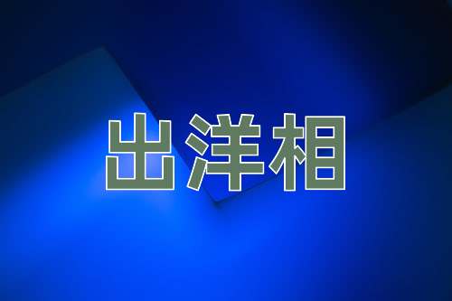 成语出洋相