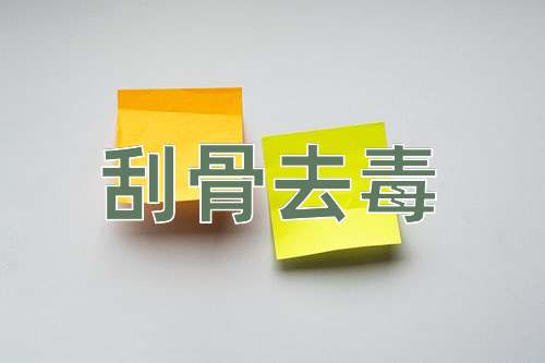 成语刮骨去毒