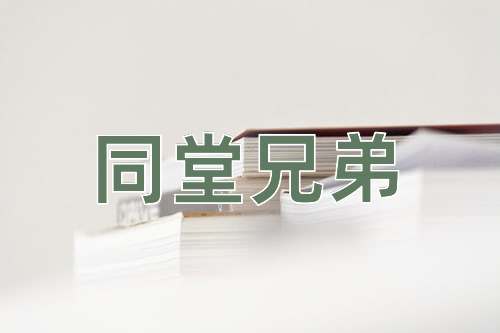 成语同堂兄弟