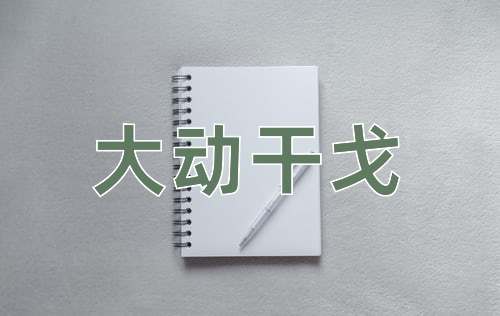 成语大动干戈