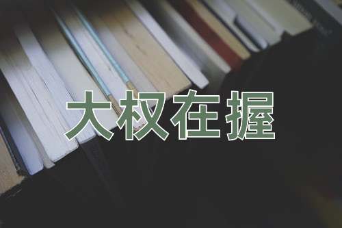 成语大权在握