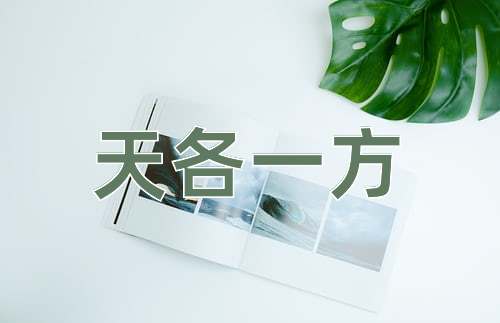 成语天各一方