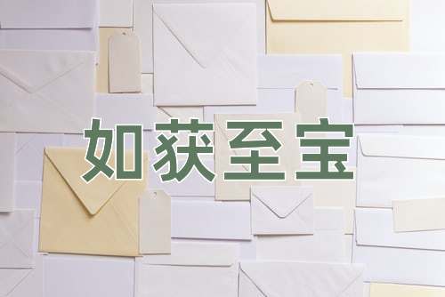 成语如获至宝