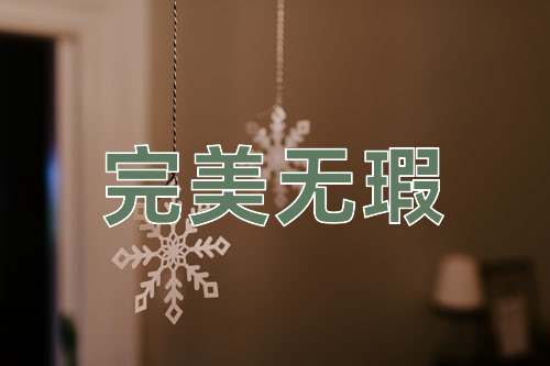 成语完美无瑕
