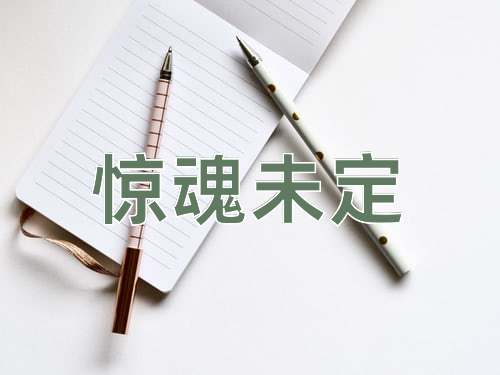 成语惊魂未定