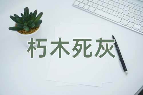 成语朽木死灰