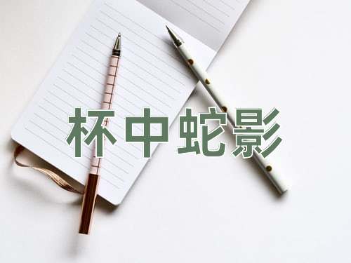 成语杯中蛇影