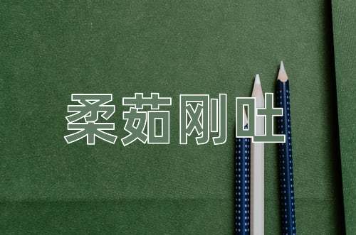 成语柔茹刚吐