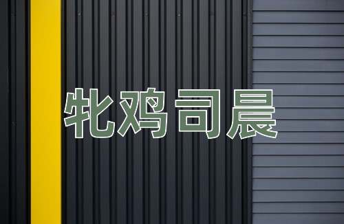 成语牝鸡司晨