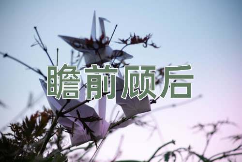 成语瞻前顾后