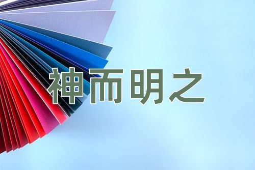 成语神而明之