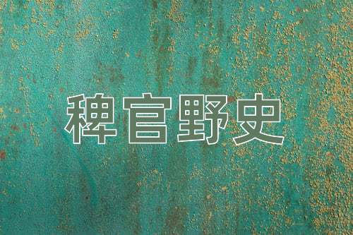 成语稗官野史
