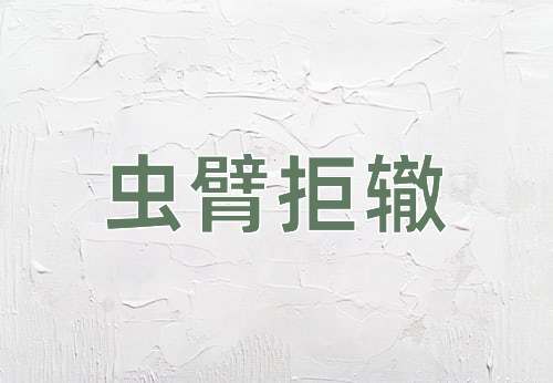成语虫臂拒辙
