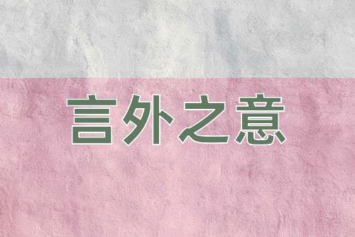 成语言外之意