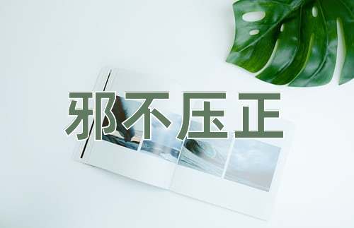 成语邪不压正