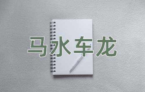 成语马水车龙