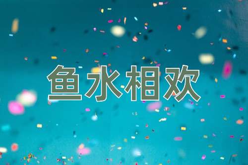 成语鱼水相欢