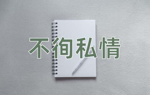 成语不徇私情