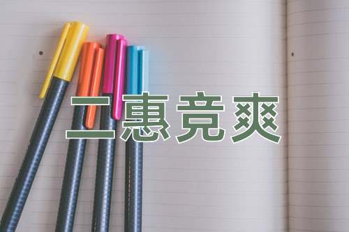 成语二惠竞爽