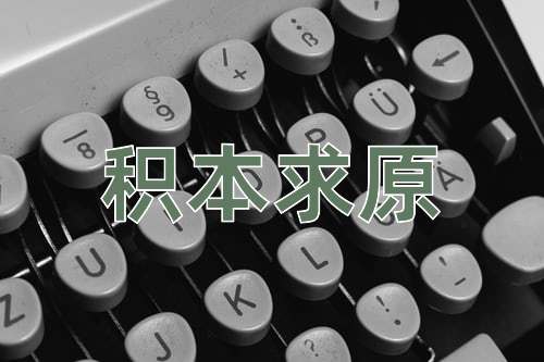 成语积本求原